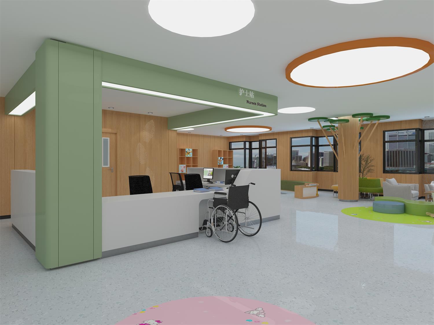 現代化的未來醫院：醫用護士站的設計原則